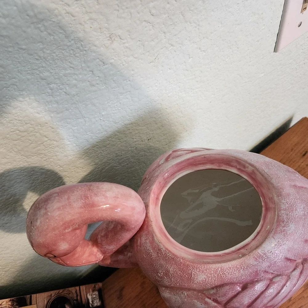 Department 56 Pink Flamingo Cookie Jar 14